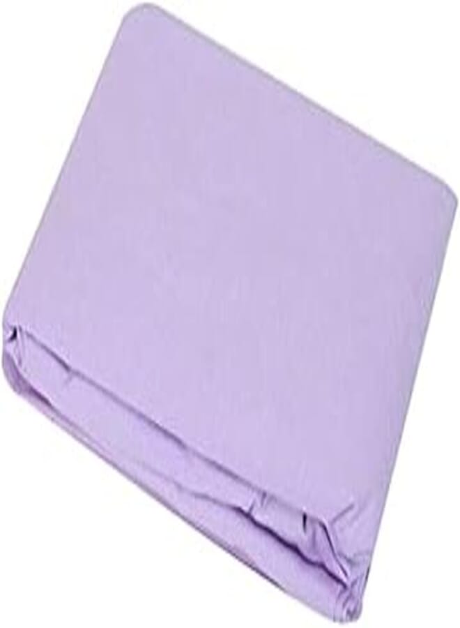Elastic Cotton Bed Sheet Size 90cm - Mauve