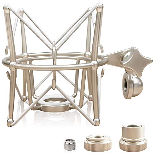 boseen حامل ميكروفون بوسين سبايدر - قاعدة مضادة للاهتزاز معدنية متوافقة مع ميكروفونات نيومان U47 U67 U87 TLM102 TLM103 TLM107 M147 M149 وسنهايزر MK4 MK8 - Image 1