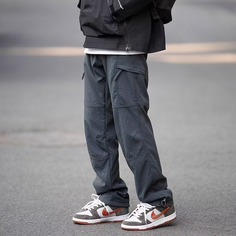 Japanese Cityboy Khachi Casual Pants Men'S Straight High-End Sense Design Tooling Pants High Street Vibe Fashion Brand - Image 2