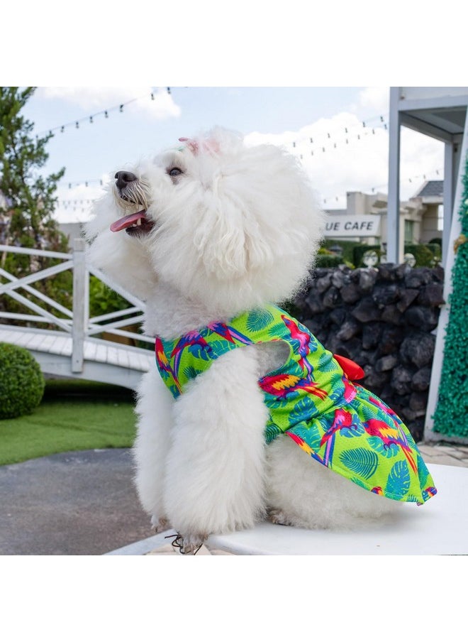 CuteBone - Dog Mesh Dress Puppy Sundress Pet Outfit Summer Fashion For Small Dogs Girl Cat Clothes Bf24M - Image 1
