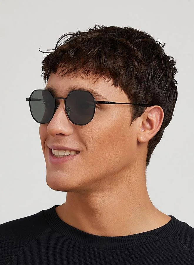 30Sundays 30Sundays Men Turn Up Geometric Sunglasses