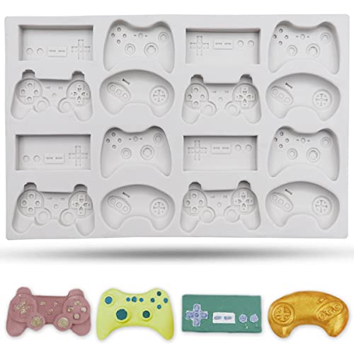 Sakolla Game Controller Silicone Molds, 16 Cavity Non Stick Video Game Controller Molds for Chocolate, Candy, Cake Decoration, Cake Pops, Resin - Image 1