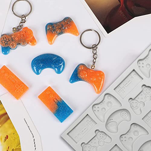 Sakolla Game Controller Silicone Molds, 16 Cavity Non Stick Video Game Controller Molds for Chocolate, Candy, Cake Decoration, Cake Pops, Resin - Image 5