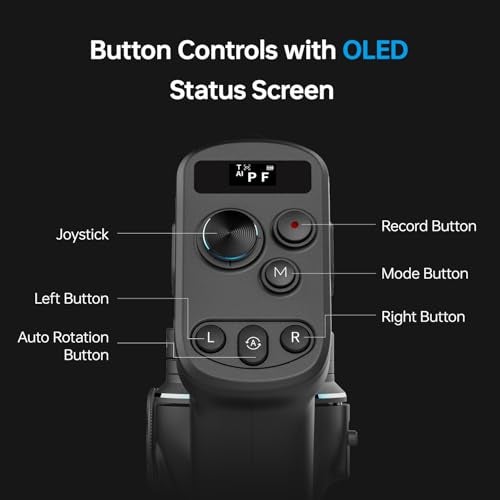 FeiyuTech SCORP-C2 Camera Stabilizer Handheld Gimbal for DSLR&Mirrorless Camera for Sony/Canon/Nikon/Panasonic/Fujifilm,Max 7.71lbs Professional 3-Axis Video Stabilizer,Official-Authorized - Image 3