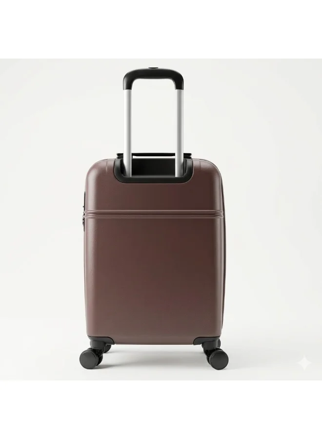 كالفن كلاين حقيبة سفر كالفن كلاين صلبة بعجلات | خفيفة الوزن للغاية بأربع عجلات | لون وردي رمادي
