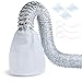 Flamorrow 2 Pack Dryer Vent Lint Bags Indoor Outdoor Dryer Vent Lint Traps to Capture Lints and Dusts Form Ventless Dryers Vents Lints Catcher and Filter Bags for Electric Clothes Dryers - Image 1