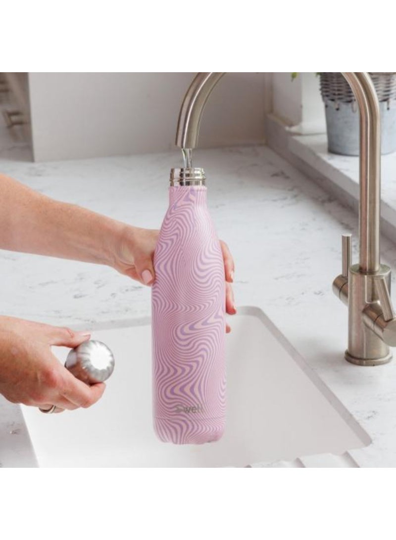 S’well Triple Layered Vaccum Insulated Water Bottle Lavender Swirl 750ml