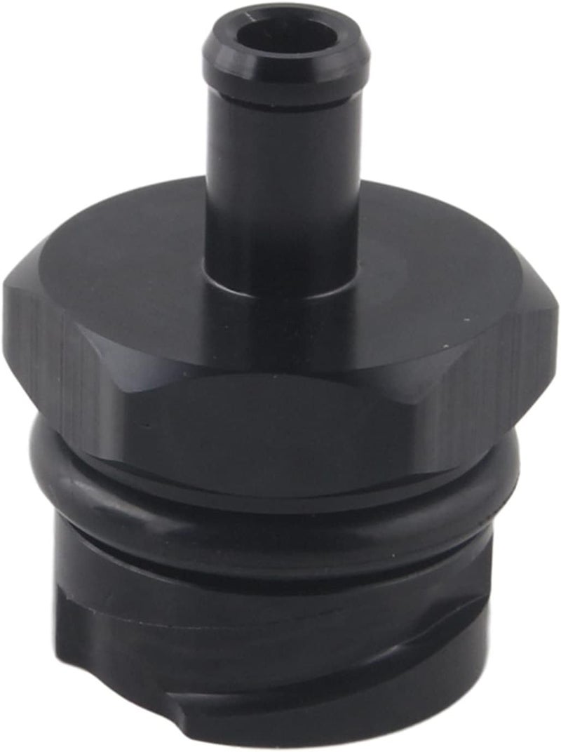 Wivplex Billet Black Aluminum Valve Cover Oil Cap with Filter - Image 3