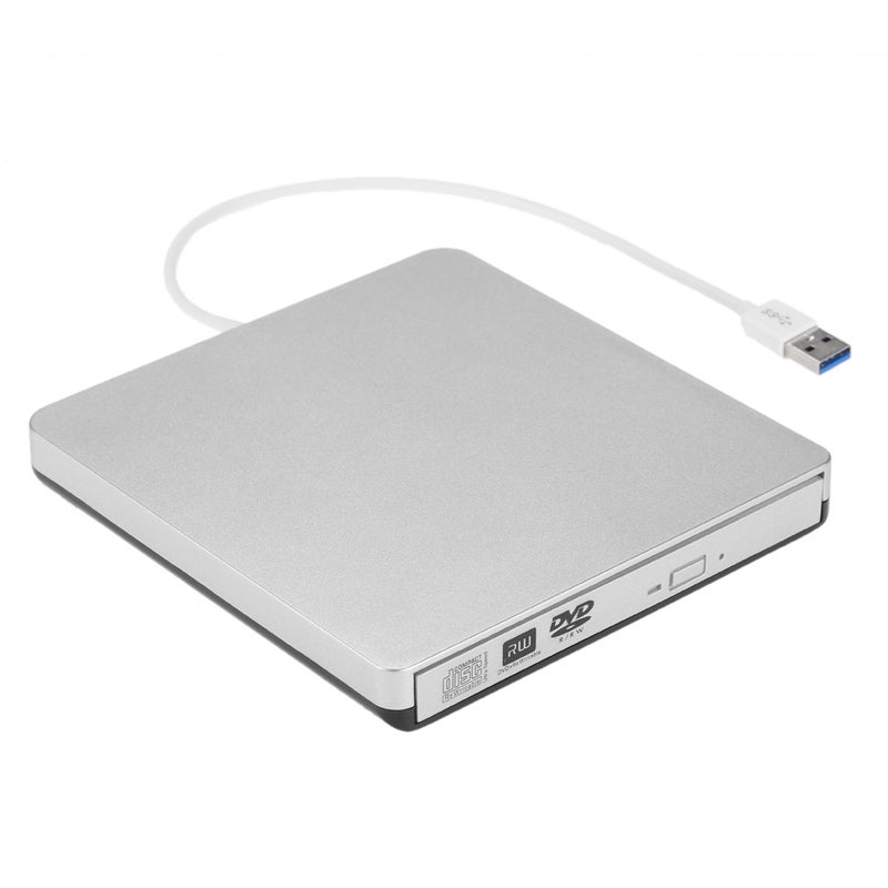 USB 3.0 Portable Ultra Slim External CD-RW DVD-RW Drive Writer Rewriter Burner multicolour - Image 1