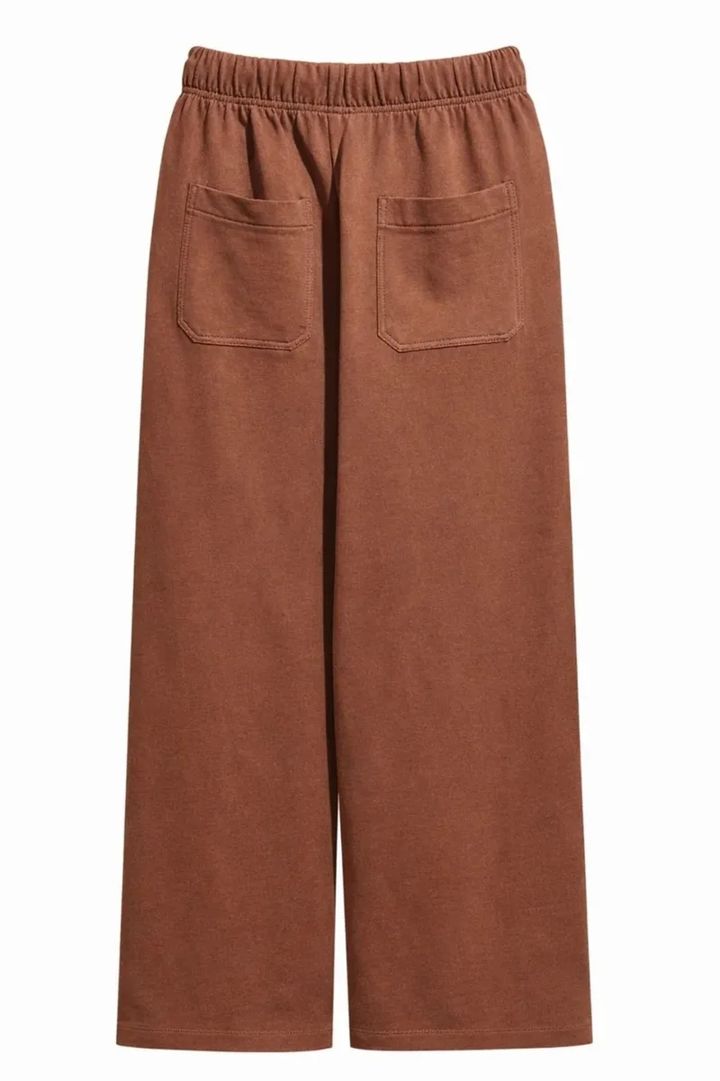 Mixray MIXRAY Women's Elastic Waist Wide Leg Pants