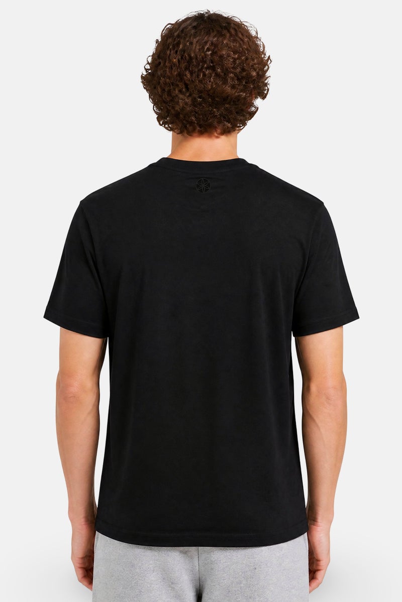 Gaiam Men Slim Fit Short Sleeve Training T-Shirt, Black - Image 2