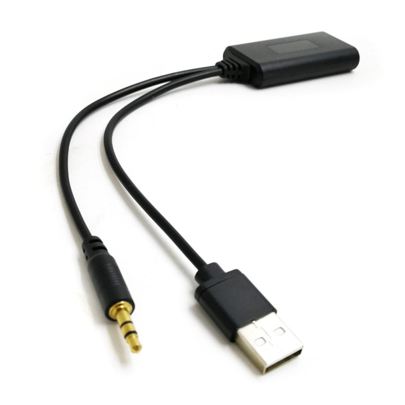مجموعة استبدال سيارة: أصغر حجم 15*10*1.5 سم 30 جرام سوداء - جودة فائقة مع وحدة Bluetooth 4.1+ EDR لسيارات BMW و VW و Peugeot، تثبيت سهل، محول AUX متعدد الاستخدامات لنظم الصوت في السيارة - Image 2