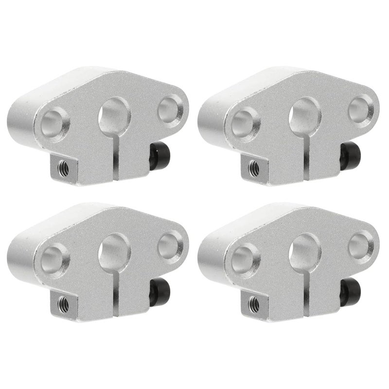 Unomor 4Pcs Aluminum Linear Rail Shaft Support Slide Motion Rod Guide Printer Accessories - Image 1