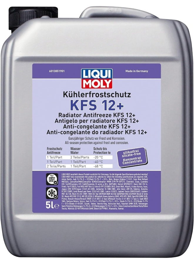 LIQUI MOLY Liqui Moly KFS 12 Plus Radiator Anti Freeze Fluid 5 Liter