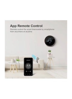 Eazyliv Eazyliv Tuya WiFi Smart Thermostat Rotary Dual  Ring Thermostat Air Conditioner Thermostat Temperature Controller 3 Speed  works with Alexa Echo Google Home(Golden)  - Image 4