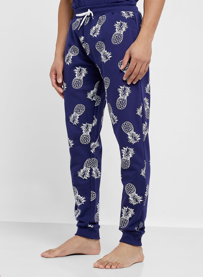 Seventy Five Printed Nightwear Joggers  - Image 1