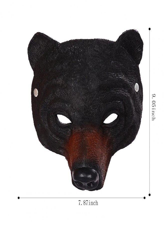 Hosfairy Black Bear Mask - Animal Masquerade for Easter, Halloween, Carnival & Party Cosplay - Image 5