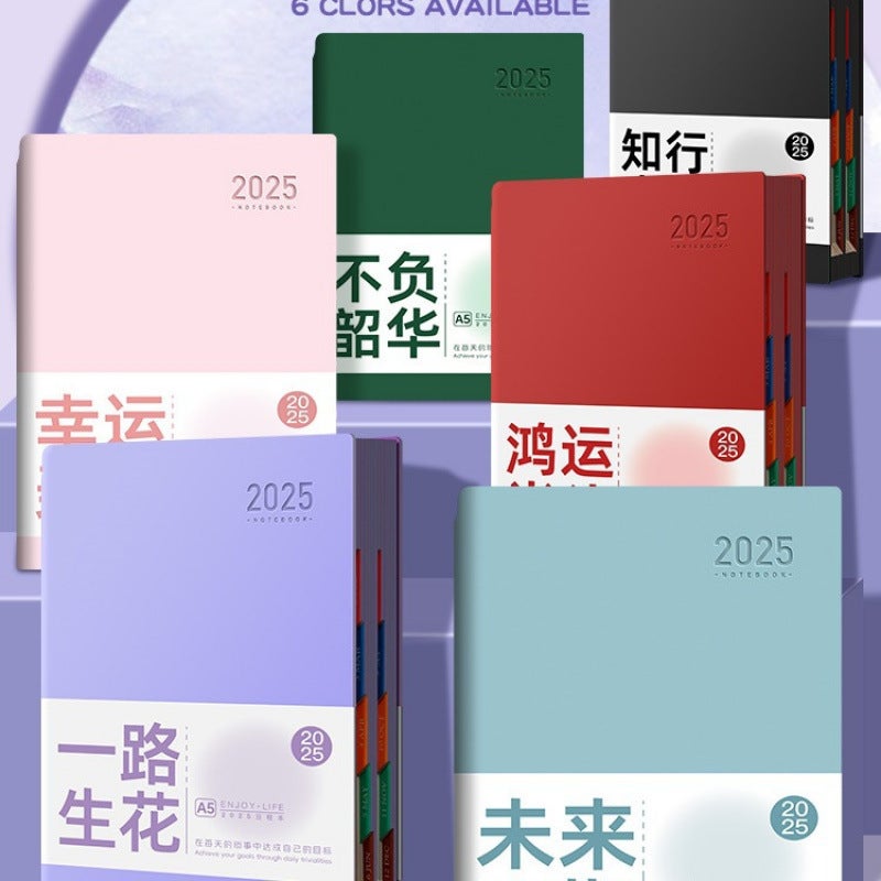 2025 Schedule New Daily Planner One Page Per Day Work Calendar Notepad Efficiency Manual A5 - Image 3