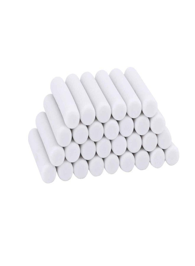 Pluzmecalm 100Pcs White Rubber Eraser Refill.Replacement Sketch Erasers Mechanical Pencil Eraser Refills Suitable for School,Office Lovely and Attractive（ 5 * 25mm） - Image 5