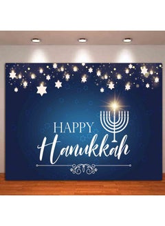 Blue Flashing Star Happy Hanukkah Theme Photo Background 7X5Ft Fabric Jewish Festival Holiday Hanukkah Party Photography Backdrops Dessert Cake Table Decor Supplies Studio Shoot Booth Props - pzsku/Z8609F7DE5A41BD33AFDAZ/45/_/1733730558/a28c3a05-5393-4aa0-acd8-402ba555a1c3