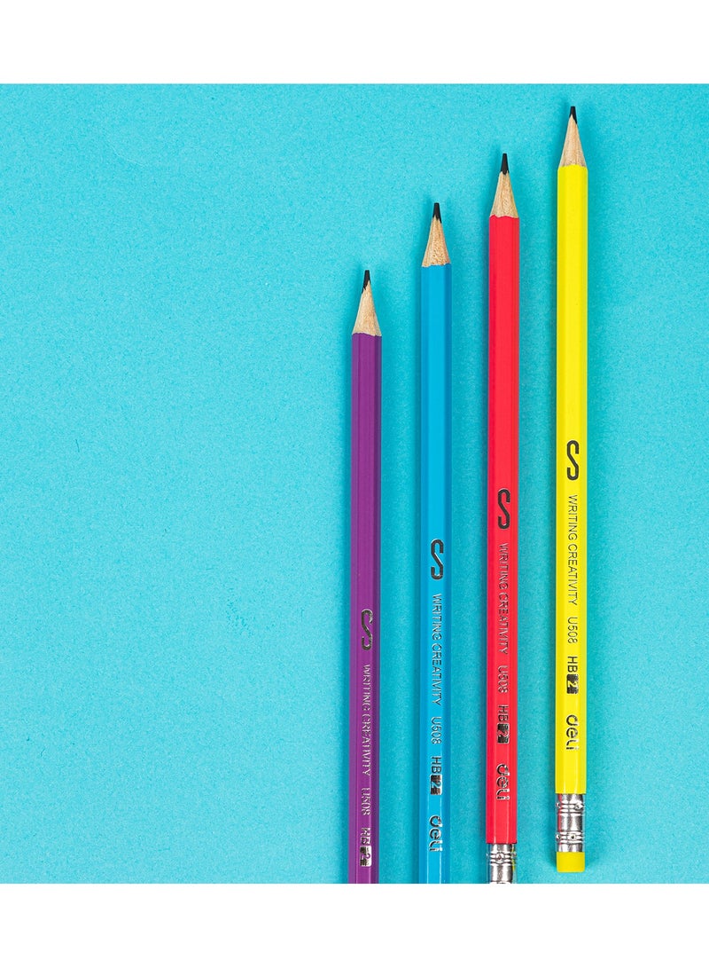 Deli EU50806 Graphite Pencils HB, 50pcs/Box with Eraser 鈥?Ideal for School, Office & Drawing Use - Image 2