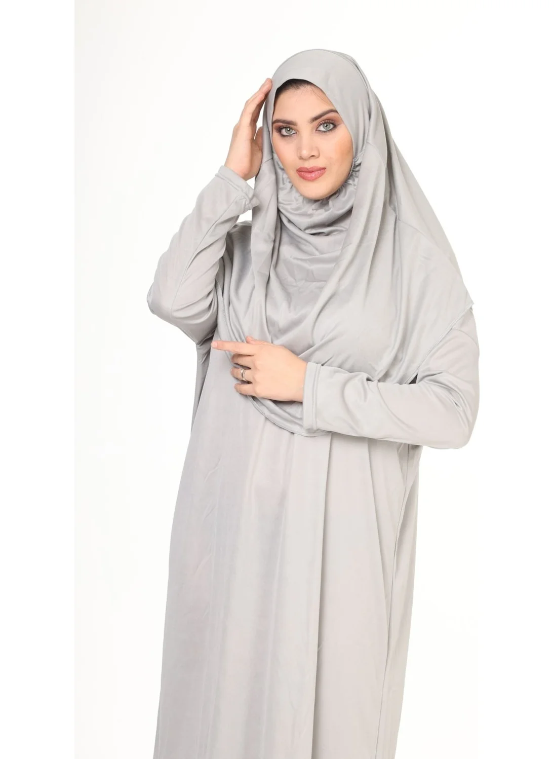 Bluence One Piece Easy to Wear Hijab Dress Carrying Pouch