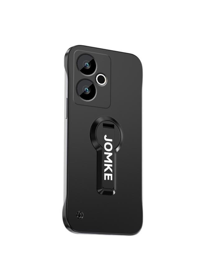 The Bros Case For Redmi Turbo 3 Baking Varnish 360 Rotate Holder No Frame PC Phone Case 