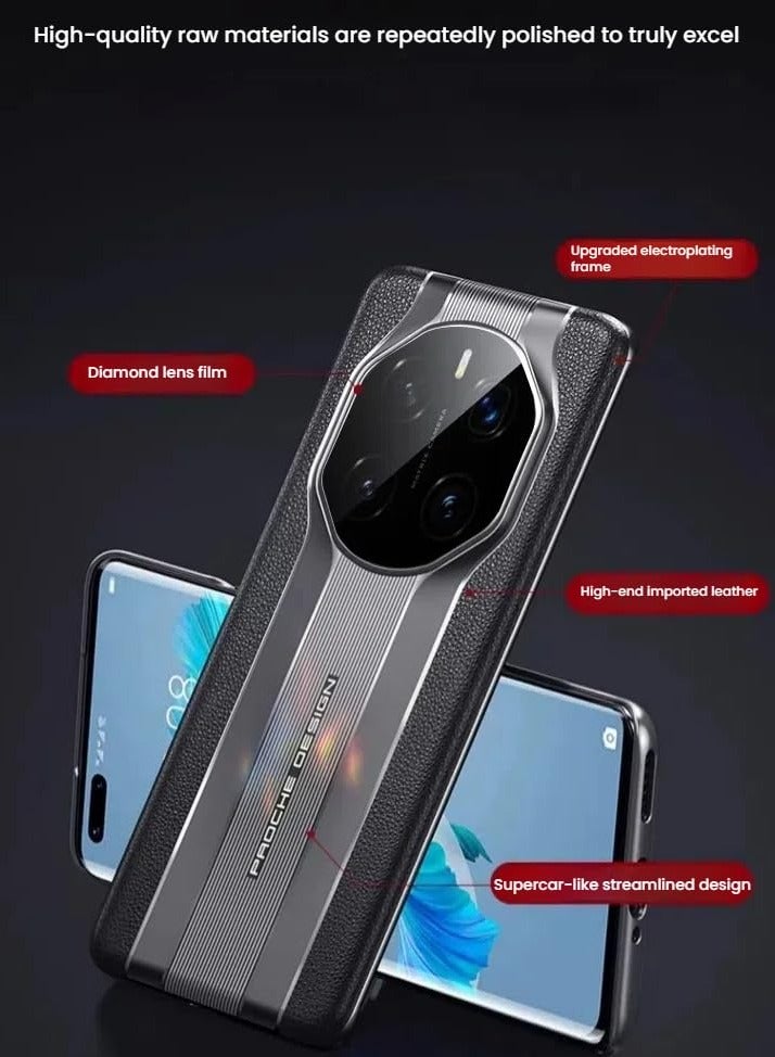 عام غطاء متوافق مع هونور ماجيك 7 برو: هاتف مضاد للسقوط بملمس صقلي مع حماية كاملة للعدسة، غطاء واقي فائق الرقة مقاوم لبصمات الأصابع. - Image 2