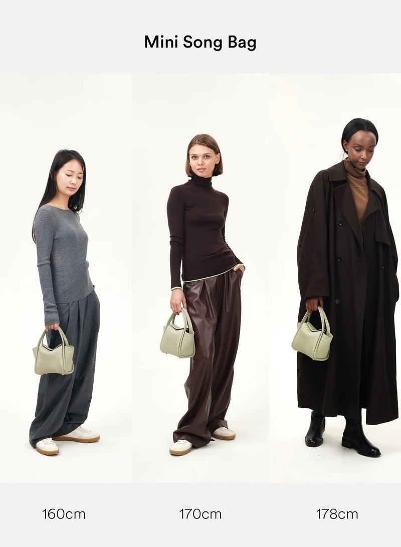 سونغمونت كيس يوانباو صغير سلة الخضروات مصمم يدوي crossbody صغير - أرجواني  - Image 5