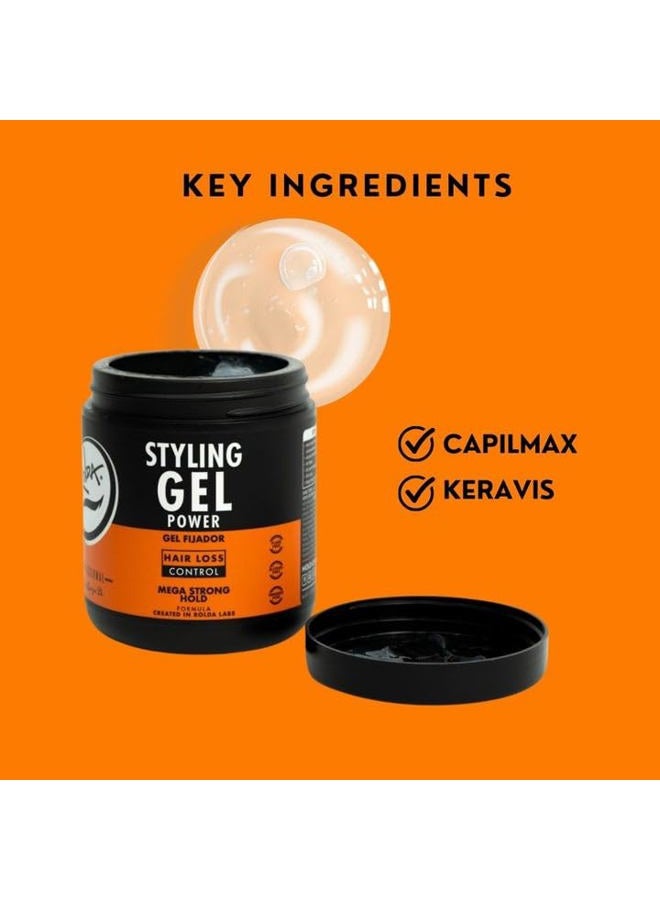 Rolda Power Styling Gel Hair Loss Control 35.2oz - Image 3