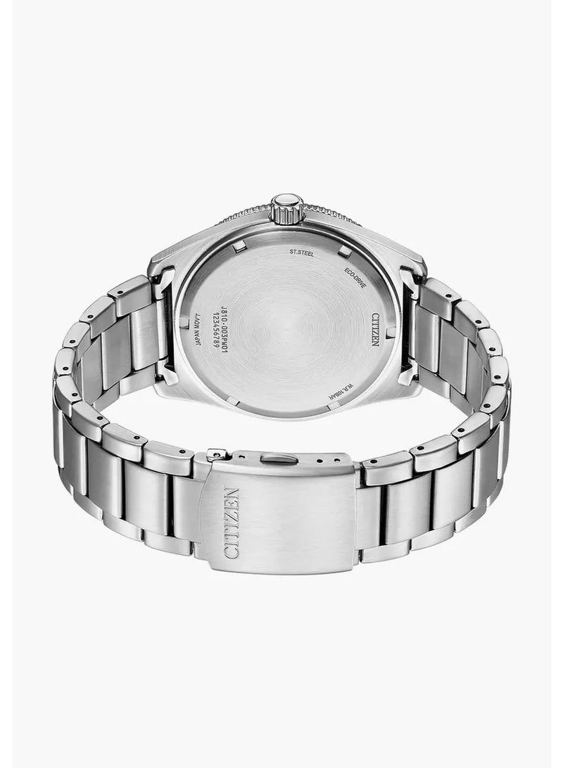 سيتيزن ساعة سيتيزن AW1760-81Z الرجالية الشمسية بتقنية إيكو درايف، مصنوعة من الفولاذ المقاوم للصدأ - Image 3
