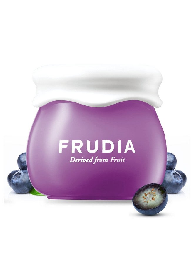فروديا كريم ويلكوس فروديا المرطب المكثف بالتوت الأزرق، عبوة صغيرة | مرطب نباتي عميق للوجه، بخلاصة التوت الأزرق، بانثينول نباتي، كريم مرطب للعناية بالبشرة الكورية، 0.33 أونصة سائلة - Image 1