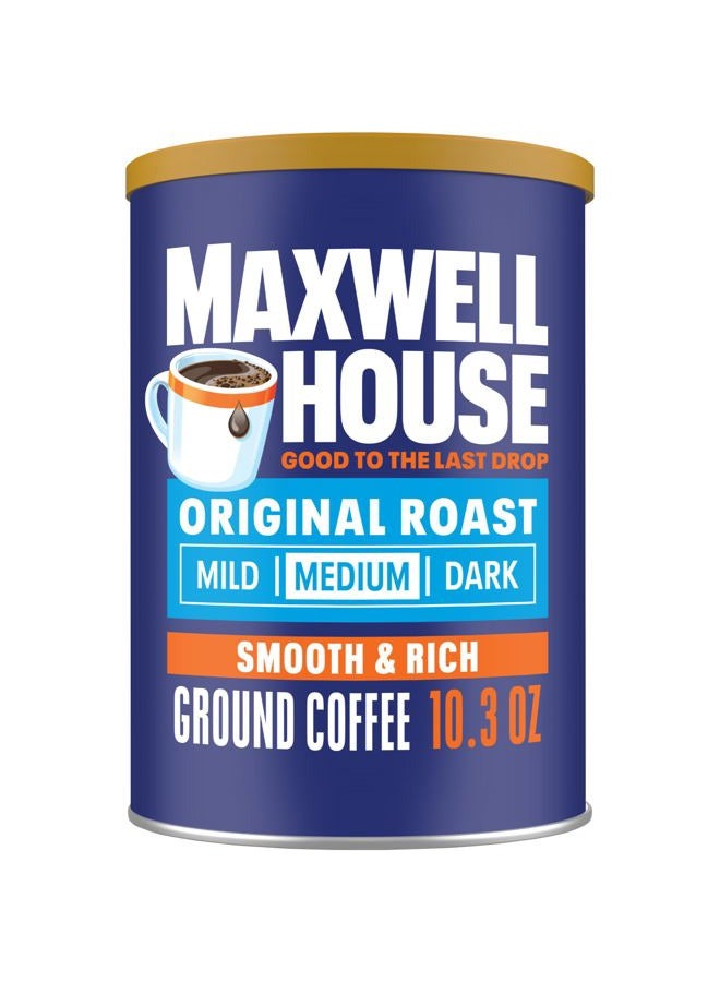 Maxwell House Original Roast Ground Coffee, 10.3 oz Canister - Image 1