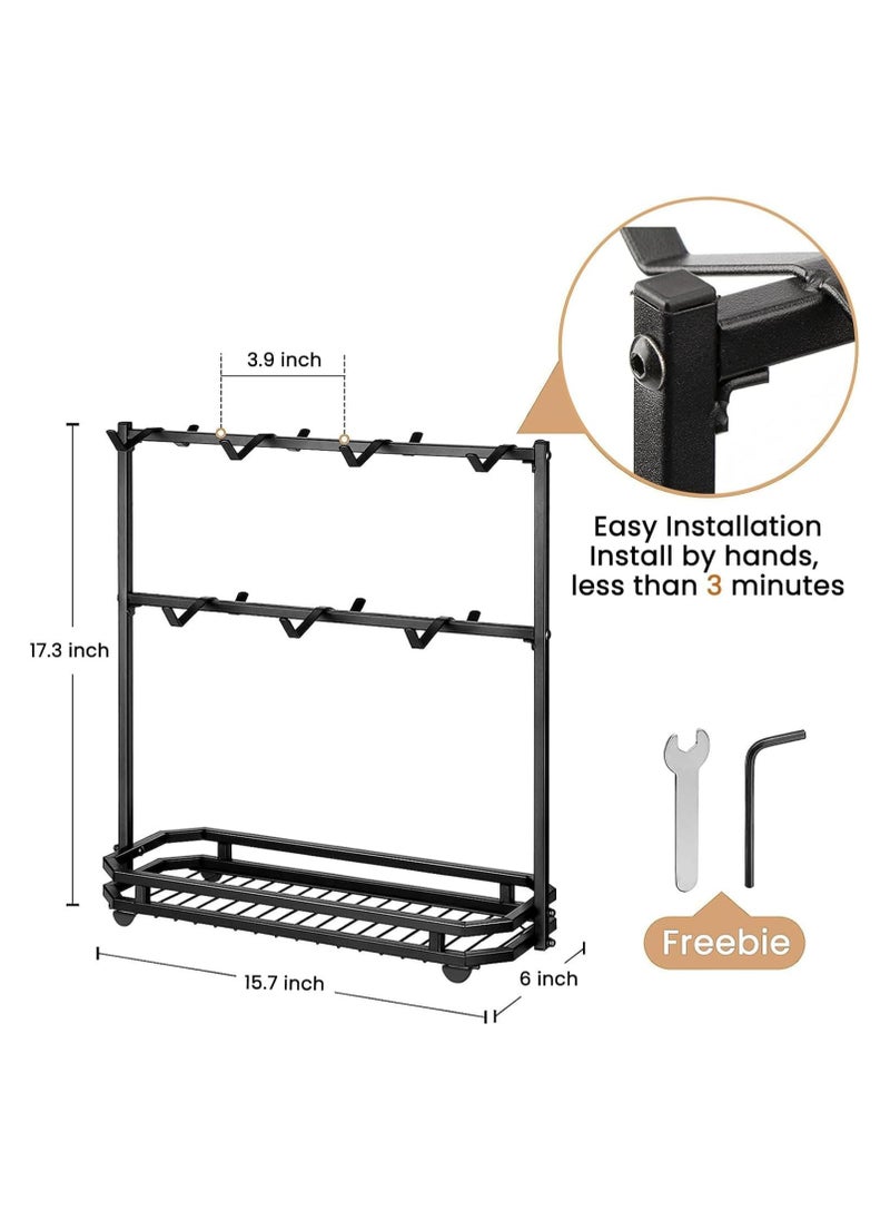Coffee Mug Holder Stand Countertop, Rack for 14 Mugs, 2 Tier Counter Display Storage, Metal Wire Tea Cup Holder for Coffee Station Kitchen Organizer - pzsku/Z860A73B354CCF4D8BD1CZ/45/_/1709464680/445e340e-dab4-4691-8a10-c3e327dc731e