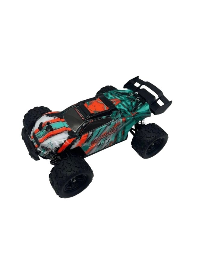 Sam Toys - Sam Toys Black Hole Hurrican Remote Control Car (1:18, Orange/Green) - Image 1