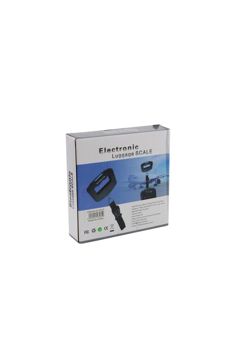 Generic - Jet Lift 50 Portable Travel Weight Scale 50kg Capacity, Sleek Black Design by Generic - Image 1