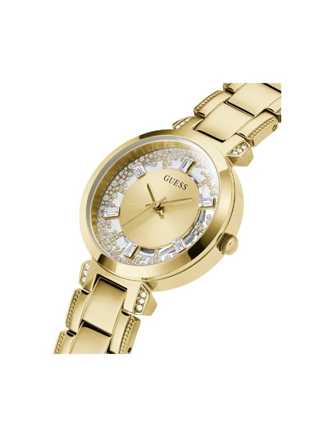 GUESS Women Watch Gold with Stainless Steel Design and Precision Quartz Movement - GW0470L2 - Image 2