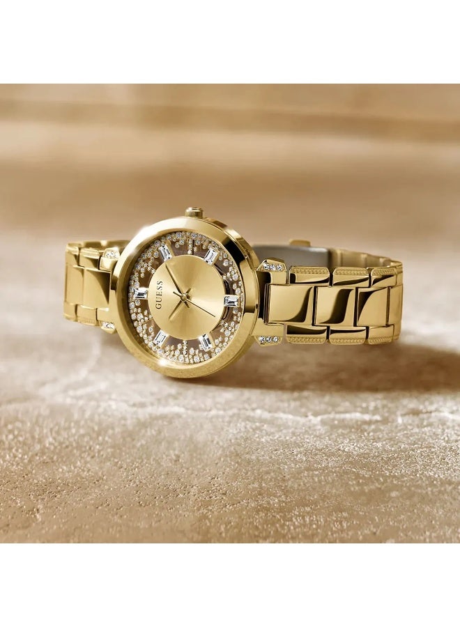 GUESS Women Watch Gold with Stainless Steel Design and Precision Quartz Movement - GW0470L2 - Image 5