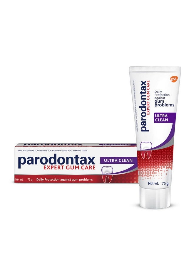 Parodontax Ultra Clean 75G Toothpaste For Daily Protection Against Gum Problems, Maintains Oral Hygiene With Strong Teeth And Fresh Breath - Image 1