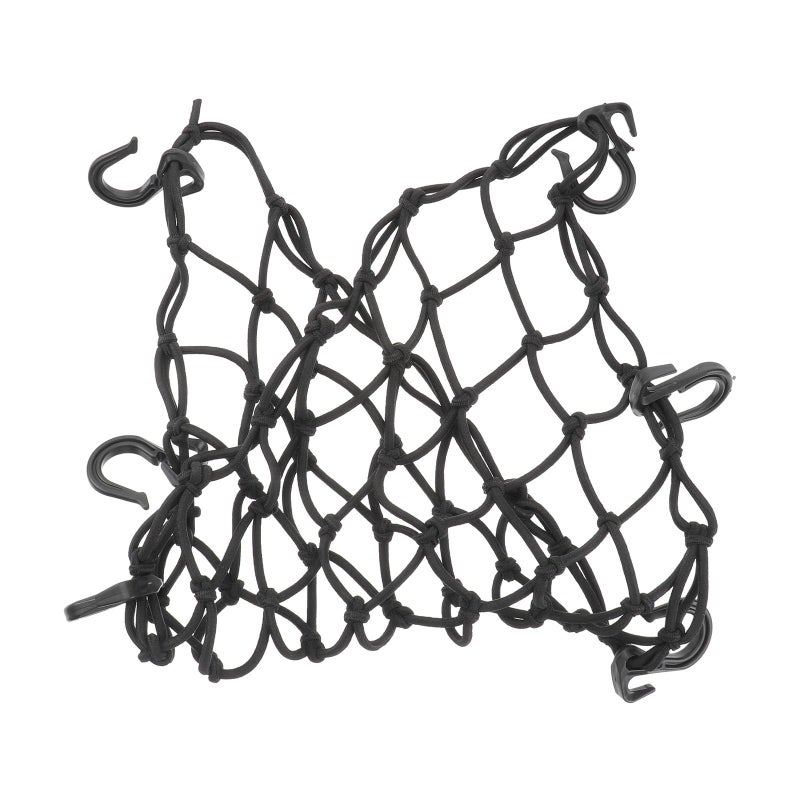 Adjustable Car Cargo Net 40x40cm 6 Hooks Mesh Storage Organizer for Trunk Motorcycle Outdoor - Image 2