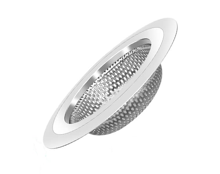 Marwall Stainless Steel Kitchen Sink Drain Strainer and Sink Strainer Stopper, Anti Clogging Sink Disposal Stopper with Large Wide Rim for Kitchen Sinks Jali (Pack of 2 Pcs) (9cm) - Image 2