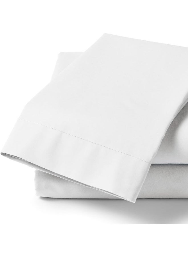 White Classic White Classic White Cotton Pillow Cases Standard Size Set of 24, Heavy Weight Quality Pillowcase with T-200 Thread Count, Elegant Double Stitched Tailoring Pillowcases, Pillow Covers 20x30 Inch  - Image 2