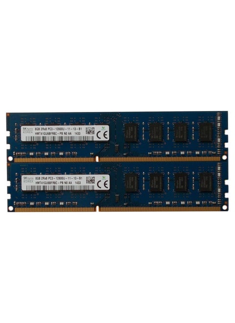 وحدة ذاكرة كمبيوتر مكتبي 16 جيجابايت (2 × 8 جيجابايت) DDR3 PC3-12800 DIMM 240 دبوس، غير مؤقت، غير ECC من هاينكس