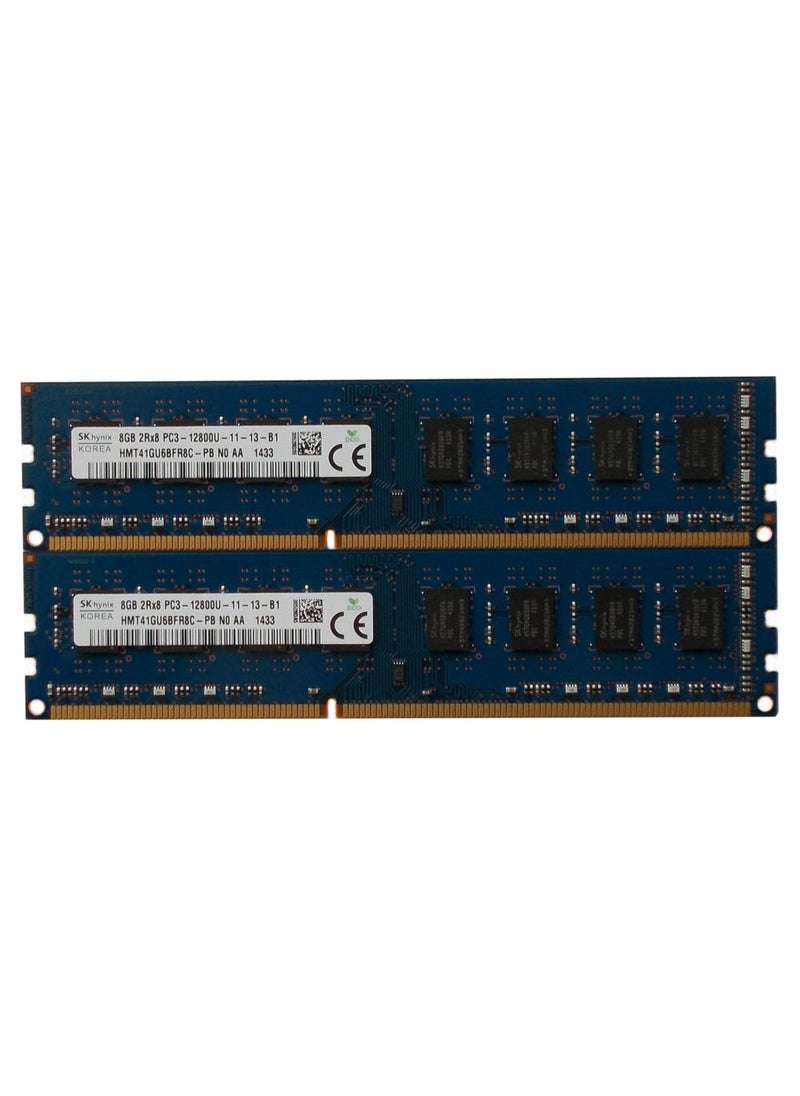 Hynix 16GB (2 x 8GB) Hynix DDR3 PC3-12800 DIMM 240-Pin Non-ECC Desktop Memory 