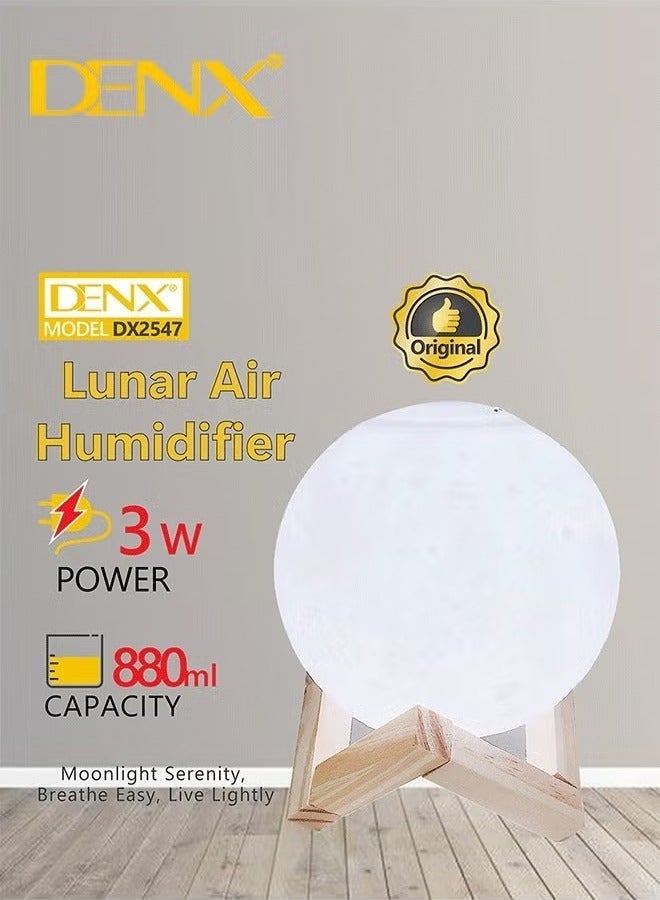 Denx 3D moon air humidifier, aromatherapy machine - Image 3