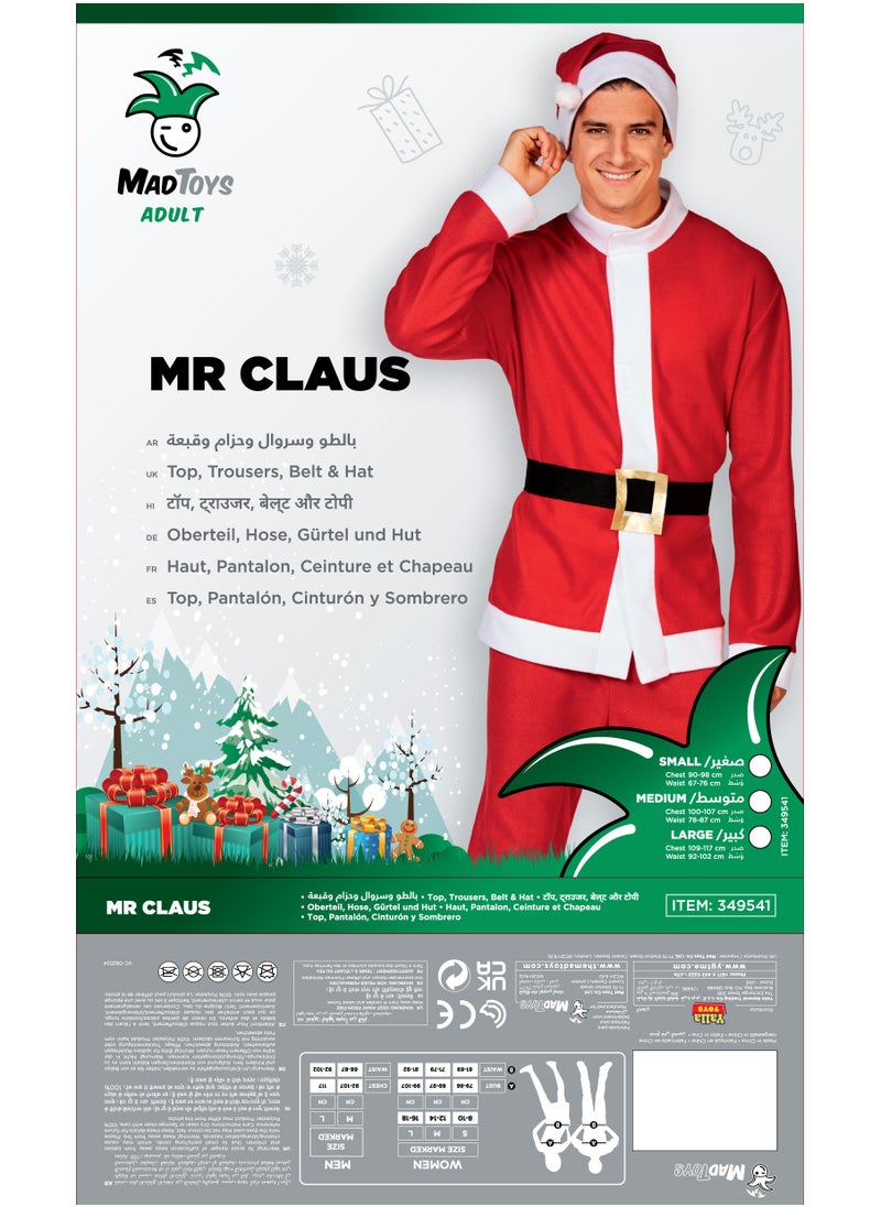 Mad Toys Mr. Santa Adult Christmas Costumes, Red Top, Trouser & Hat, for Holiday Theme Party, Roleplay, Cosplay - pzsku/Z860B1C3D81D6593F0F5CZ/45/_/1732782832/39eb861b-c7f3-4b1d-863d-154427c0c30c