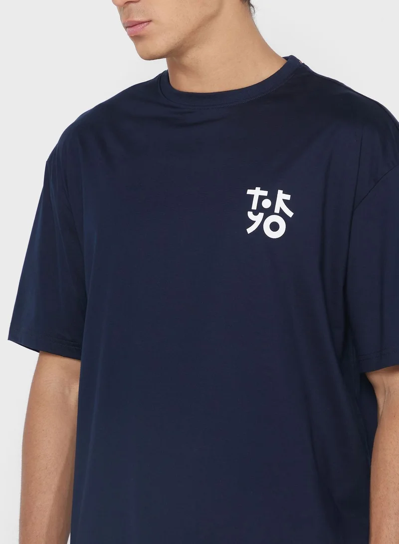 Seventy Five Casual Oversized T-Shirt