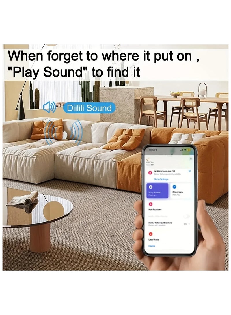 يان تي وانتي مكتشف ذكي يعمل بالبلوتوث لجهاز ايرتاج الذكي مضاد للفقدان، يعمل مع تطبيق اي او اس فايند ماي (ابيض-قطعتين) - Image 4