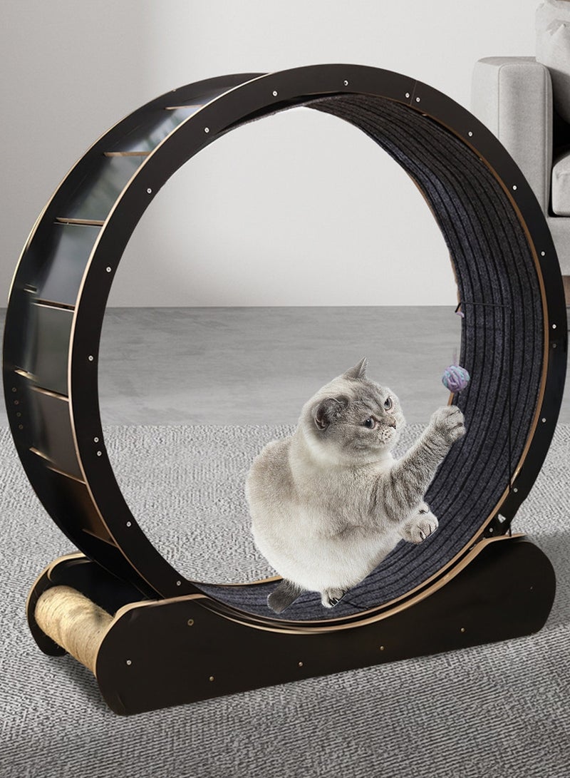 MaBaby Large Cat Running Wheel Cat Treadmill Cat Exercise Wheel for Indoor - Image 5