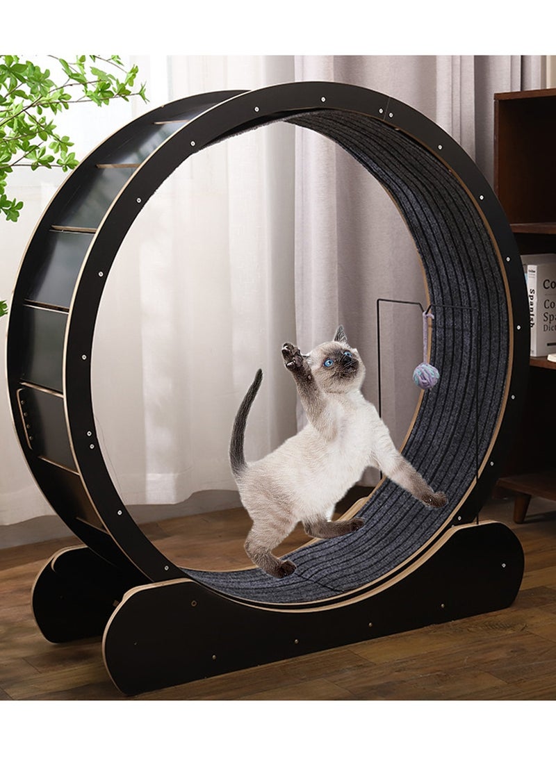 MaBaby Large Cat Running Wheel Cat Treadmill Cat Exercise Wheel for Indoor - Image 3